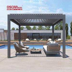 <span class=keywords><strong>L</strong></span>'alluminio motorizzato impermeabile all'aperto espande lo spazio Uv Block giardino Patio ponte pergolato - Product Image 2