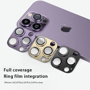 Protecteur d'objectif d'appareil photo professionnel en verre saphir 3D <span class=keywords><strong>ultra</strong></span>-fin à couverture complète pour 11 12 13 <span class=keywords><strong>Pro</strong></span> Max <span class=keywords><strong>14</strong></span> Plus - Product Image 6
