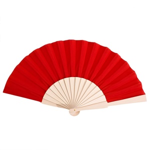 Chinese Kung Fu Fan Large Plastic Folding Handheld Nylon Cloth Foldable Festival Decoration for Party Favors Plastic - Product Image 5