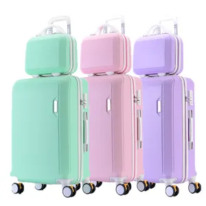 High quality wholesale price trolley bag waterproof hard shell cosmetic case bag large capacity travel luggage for trip