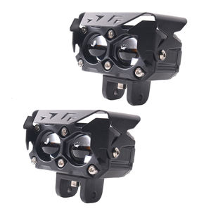 Terbaru S002 LED lensa proyektor lampu kerja otomatis lampu sorot Led sepeda motor warna ganda dengan 2 buah mata ikan 40w 6000k IP67 CN;GUA - Product Image 2