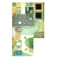 Equipo de Juego Educativo Profesional para Interiores: Cocina de Juego, Puesto de Oficina, Supermercado y Aldea de Juego