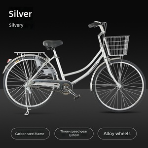 Bicicleta <span class=keywords><strong>de</strong></span> estilo japonés para adultos, con cuadro <span class=keywords><strong>de</strong></span> acero, tres velocidades, 26 pulgadas, freno <span class=keywords><strong>Lola</strong></span>, para hombres y mujeres, cambio <span class=keywords><strong>de</strong></span> marchas interno, ligera. - Product Image 4