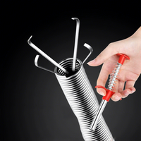 Outils de débouchage de tuyaux à ressort, bâtons nettoyeurs de canalisations, outil de débouchage flexible, accessoires de ramassage pour toilettes et cuisines domestiques