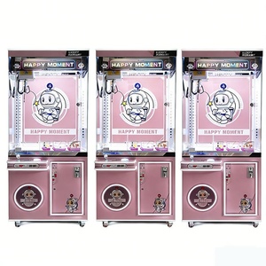 Ninix 34679 Claw Machine with Transparent Balls Stainless Steel 110/220V <b>Universal</b> <b>Plug</b> Free Play for Amusement Parks Game Rooms - Product Image 2
