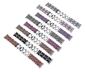 その逆のための新しいファッションチェーンリンクストラップ<span class=keywords><strong>3</strong></span> WowenのFitbitSense時計バンドストラップ用の高級チェーンステンレス鋼時計バンド - Product Image 2