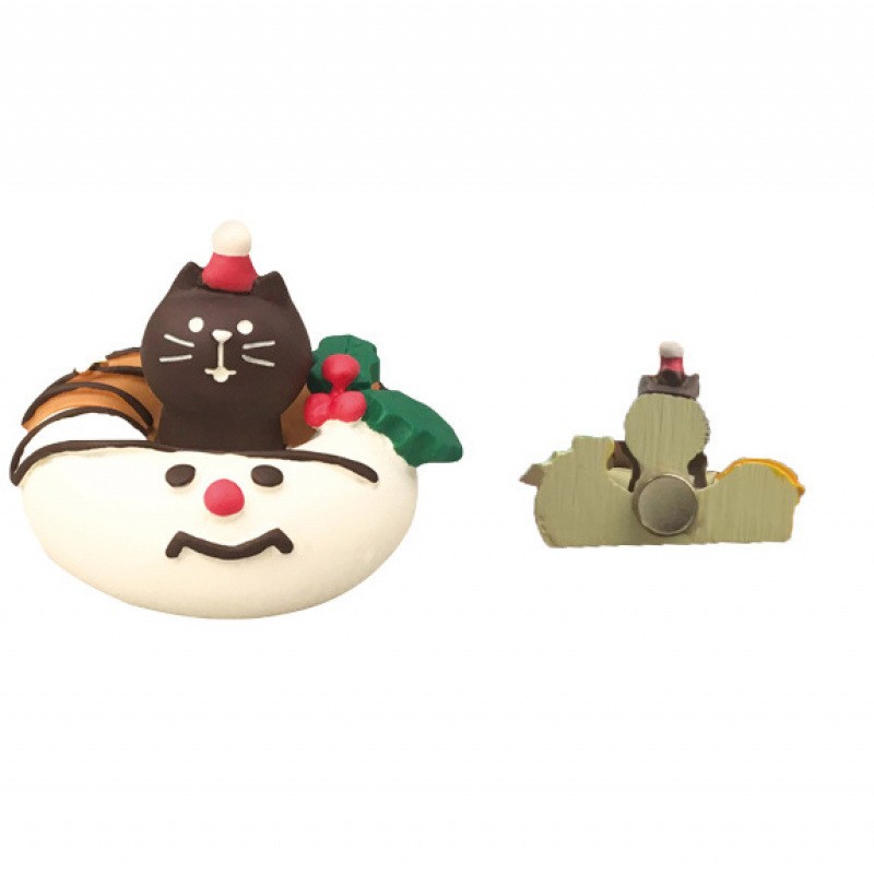 Christmas donut fridge sticker