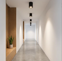Moderna Lámpara LED de Techo Empotrada de 12W, CRI 90, IP20, Impermeable, Regulable, de Aluminio COB, para Baño y Hotel