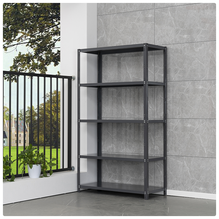 Adjustable Multi-Level Steel Storage Shelf Durable Easy Installation Corrosion Protected Stacking Rack Rivet Rack Metal Shelves