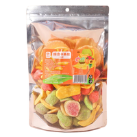 GT 7 Soorten Jackfruit Perzik Kiwi Aardbei Banaan Losse Gefreeze-droogde Gemengde Gedroogde Fruitjes Knapperige Gemengde Gedroogde Fruitschijfjes
