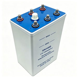 Batterie rechargeable alcaline nickel-cadmium (NiCD) GN1400 1.2V 1400AH KPL1400 KL1400P à décharge faible, norme IEC60623, pour alimentation de secours - Product Image 3
