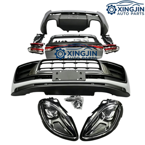 Componenti per Modifica Carrozzeria per Porsche <span class=keywords><strong>Macan</strong></span> 95B.1 95B.2, Paraurti Anteriore e Posteriore con Griglia, Fari e Fanali Posteriori - Product Image 2