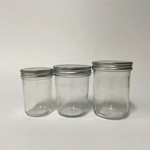 Unik kosong Ribbed madu kaleng Jam saus sarang lebah stoples kue kemasan botol madu wadah kaca madu - Product Image 4