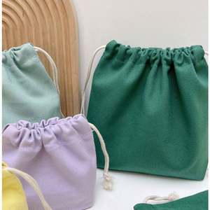 Nouveauté, sac cosmétique en toile de coton imprimé à l'écran, de haute qualité, recyclable, avec logo personnalisé, couleur personnalisée - Product Image 5