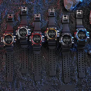 New Cheap Students Electronic Watch Outdoor Waterproof Sports Timing Teenagers Luminous Multi-functional Alarm Clock Led Watches