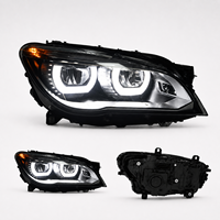 Feux avant à LED pour BMW F01 F02 Série 7 2009-2014 730i 735i 740i, ensemble de phares avec feux de jour, mise à niveau des feux avant
