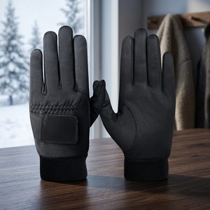 Guantes de Golf Personalizados de Primera Calidad para Hombre, con Logotipo, Impermeables y Transpirables, Material de PU, Cierre de Gancho y Bucle, Gran Venta - Product Image 4