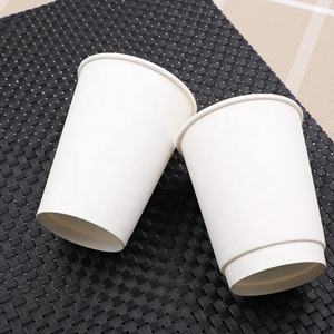 Vaso de Papel Desechable para Bebidas Calientes con Tapa, Personalizado con Logotipo, Biodegradable, Ecológico, Reciclable, de Grado Alimenticio, de Pared Simple - Product Image 2