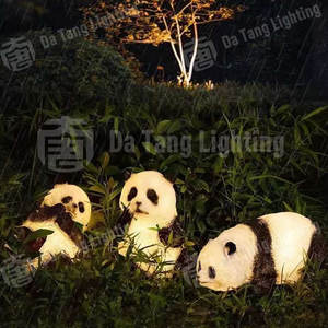 Luces Decorativas de Panda para Exteriores, Resistentes al Agua (IP65), Ideales para Parques y Caminos de Jardín - Product Image 2