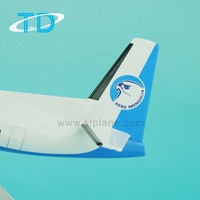 Modèle d'avion Aero Mongolia Fokker 50 1/105 24cm en résine, personnalisable, artisanat artistique, cadeau d'affaires