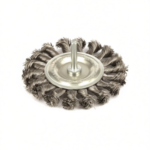 TTAKE Twisted Bunch <b>Brush</b> With Shaft 6 Mm Stainless Steel Abrasive <b>Brush</b> For Metal Polishing - Product Image 2