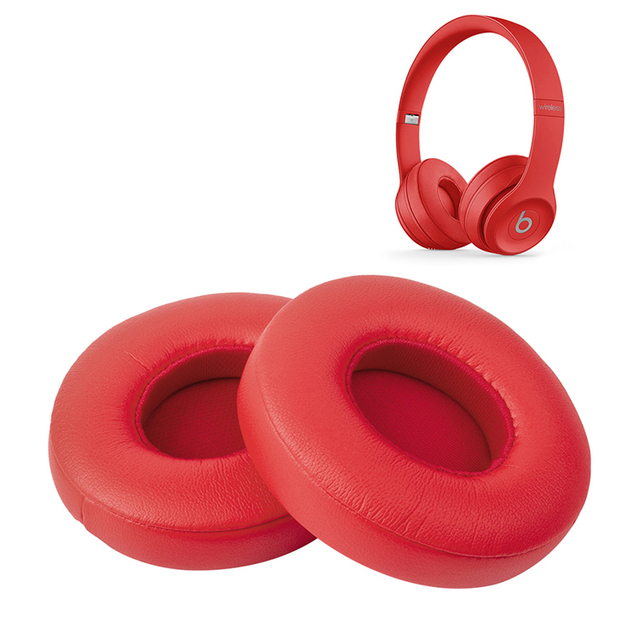 Earpad Replacement Soft Sponge Ear Pads Headphone Ear Cushions Protein Leather Memory Foam Ear Pad Cushion for Beats Solo 2 3