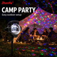 Projecteur LED étanche ZhonNa pour effet de neige, lumière laser de scène extérieure, lampe de jardin à neige mobile pour l'éclairage de scène de Noël