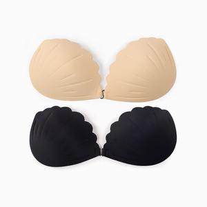 Patch de poitrine invisible à la mode sans bretelles respirant soutien-gorge de coquille de tous les jours de style non tissé avec coupe sans fil sans couture - Product Image 4