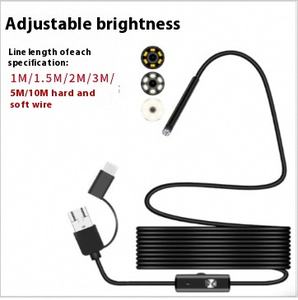 <span class=keywords><strong>Endoscope</strong></span> industriel de téléphone portable Android direct d'usine de 7mm 7mm1M-10M capteur d'imagerie CMOS trois-en-un étanche - Product Image 3