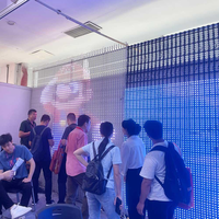 Écran LED portable et enroulable, mur vidéo LED flexible, fabricant OEM sur mesure