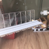 Poussoir automatique extensible pour supermarché, étagère pour faire des courses, bouteilles, support d'exposition