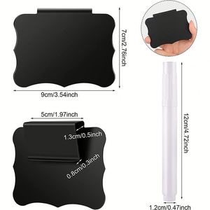 Ensemble d'étiquettes pour tableau noir avec marqueurs à craie, autocollants imperméables réutilisables pour bocaux, bouteilles, organisation de la cuisine, du garde-manger, de la maison et du bureau - Product Image 3