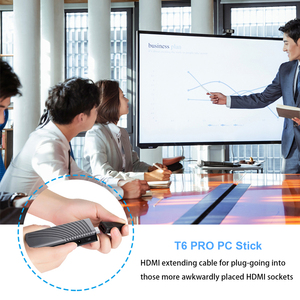 Mini PC de bureau intelligent <span class=keywords><strong>T6</strong></span> Pro avec processeur Intel Celeron J4125, carte graphique Intel UHD Graphics <span class=keywords><strong>600</strong></span>, 6 Go de RAM, 128 Go de stockage, format compact et portable - Product Image 6