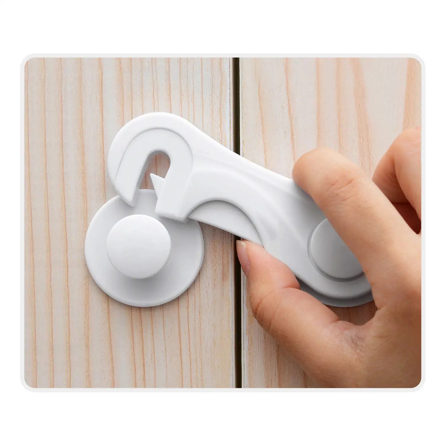 Cabinet Lock Child Safety Locks Baby Anti-Pinching Locks infant Proofing Anti-collision Drawer Locker with Strong Adhesive Tape
