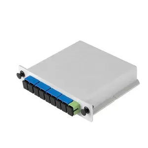 Nhà Sản Xuất Giá Cả Cạnh Tranh Cassette Loại SC UPC 1X8 Sợi Quang Splitter