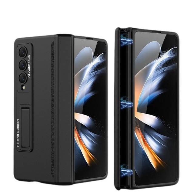 Luxury the Hinge with Magnetic Attraction Folding Phone Case for Samsung Galaxy Fold 4 All Inclusive Protection Z Fold 4 Case
