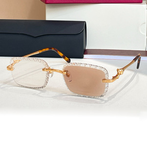 Lunettes <span class=keywords><strong>de</strong></span> <span class=keywords><strong>soleil</strong></span> photochromiques sans monture Cartierring, style <span class=keywords><strong>de</strong></span> marque <span class=keywords><strong>de</strong></span> luxe tendance 2025, design pour hommes et femmes, polarisées personnalisées, haute qualité - Product Image 5
