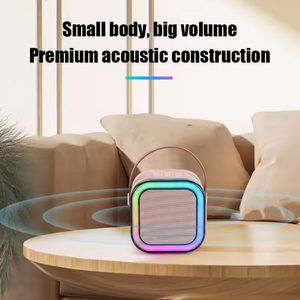 Máquina de Karaoke K12, sistema de altavoces portátil Blue Tooth 5,3 Pa con 1-2 micrófonos inalámbricos, canto familiar en casa, regalos para niños - Product Image 6