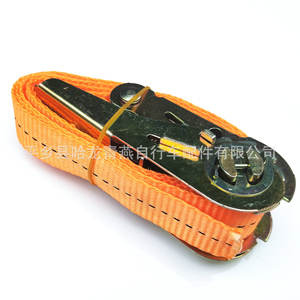 Correas de Amarre con Hebilla Ajustable, Cuerda de Hierro Naranja, Fácil de Usar, Correa de Sujeción de Equipaje de 1.5M para Transporte de Carga - Product Image 4