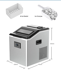 <strong>Ice</strong> <strong>Machine</strong> with clear Cube <strong>Ice</strong> 35kgs Per Day, Self Cleaining, <strong>Timer</strong> - Product Image 2