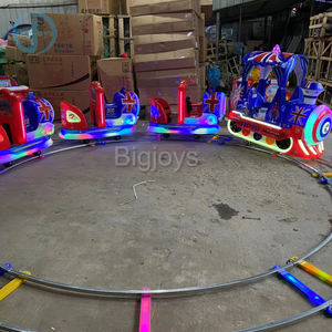 รถไฟวิ่งหลายคนแบบควบคุมระยะไกลของเด็กใหม่รถไฟมีความสุขรถไฟสำหรับเด็กผู้ใหญ่คาร์นิวัลดึงดูด - Product Image 3