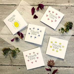 Tarjeta de Papel Personalizada, Ecológica, Plegable por un Lado, con Mensaje de Agradecimiento por Su Apoyo - Product Image 3