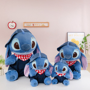 Set de Peluches Cosidos para Parejas - Muñecos Grandes de Lilo y Stitch a Juego, Peluche Súper Suave con Relleno de Algodón PP, Regalo Perfecto para Parejas, Almohada para Abrazar - Product Image 3