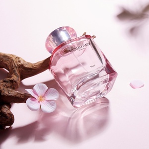 Envase Cosmético de Vidrio para <span class=keywords><strong>Perfume</strong></span>, Diseño Cuadrado Rosa Personalizado OEM ODM, 30, 50, 100 ml, Envase Rosa para <span class=keywords><strong>Perfume</strong></span> de <span class=keywords><strong>Mujer</strong></span> - Product Image 5