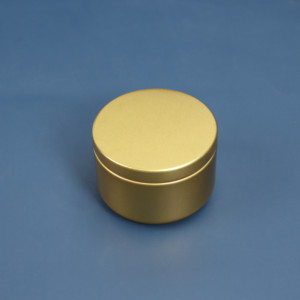 Tùy Chỉnh Vàng Kim Loại Bao Bì Rỗng Vòng Nến Lon Thiếc Kim Loại 250Ml Nến Quà Tặng Container Jar Hộp Cho Nến - Product Image 1