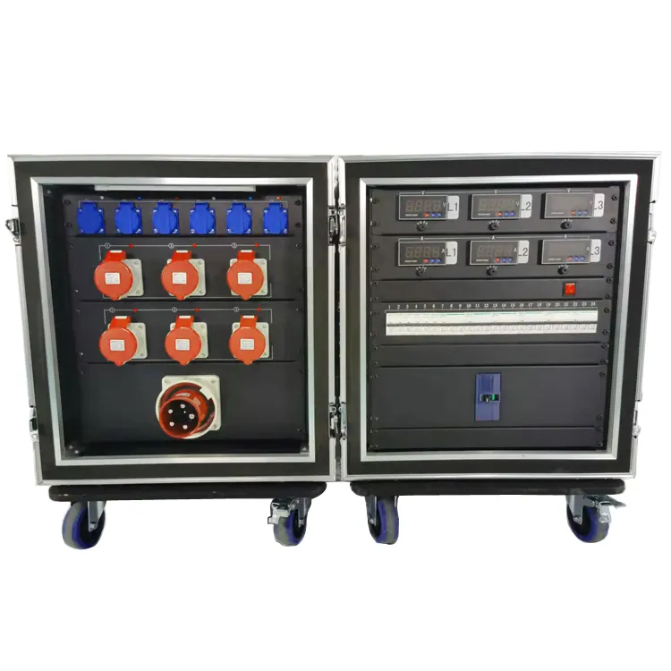 Kotak Panel Distribusi Daya 3 Fase, untuk Sistem Audio Pro