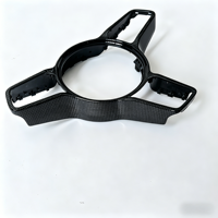 Cadre décoratif de haute qualité en fibre de carbone pour volant de voiture, adapté aux modèles Macan, Panamera, Cayenne 991.2 9P1419732 5Q0