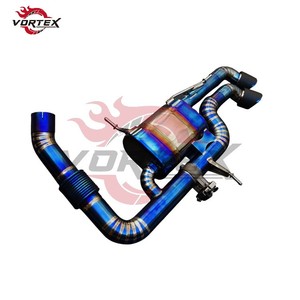 Escape Catback VORTEX Grado 5 Ti Valvetronic para BMW i8 1.5T 2014-2018, Puntas Azules Quemadas, Escape Deportivo de Carreras - Product Image 5