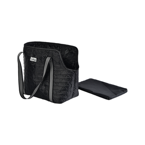 Desain baru kualitas tinggi luar ruangan hewan peliharaan kucing perlengkapan kain oxford hitam quilting murah anak anjing kucing tas selempang - Product Image 4