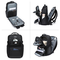OZUKO 9772 Top-Angebot Große Kapazität Hochwertiger Rucksack Wasserdichter Business-Reisekoffer Leichter Reiserucksack für Geschäftsreisen